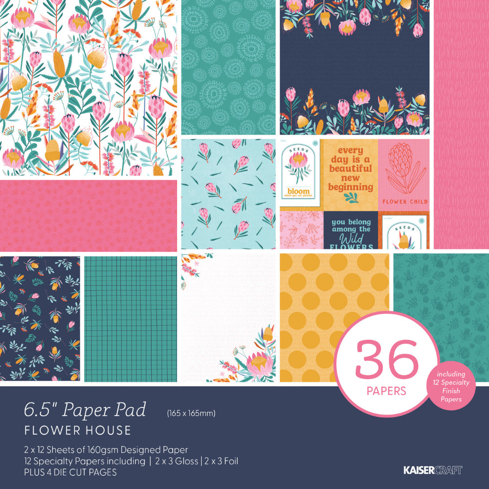 Flower House 6.5 Paper Pad